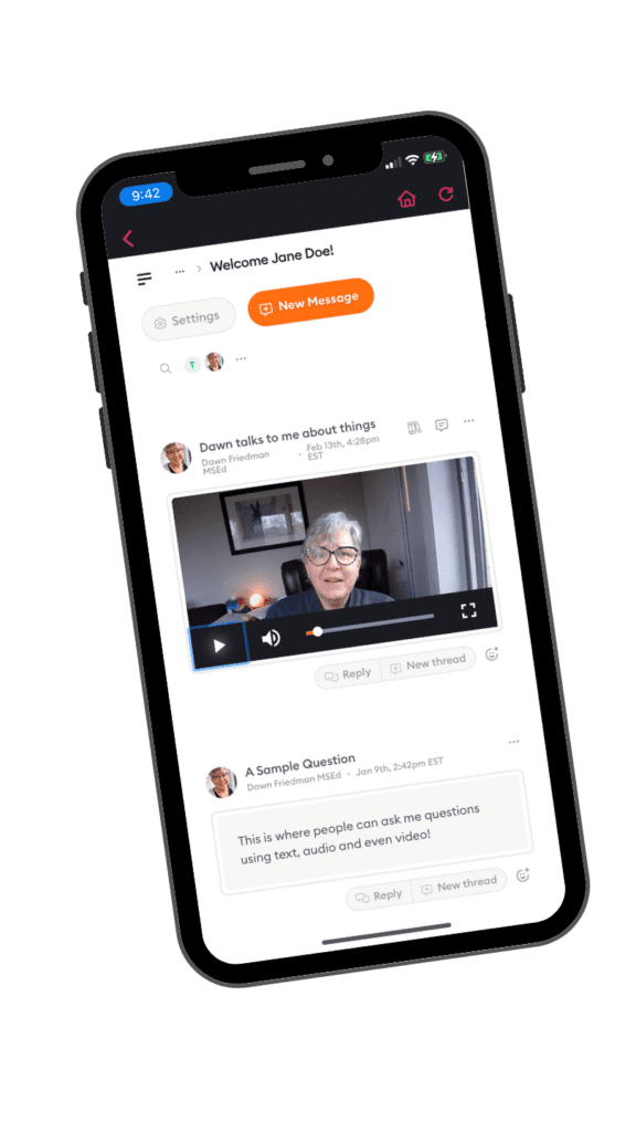 conversation space on ClarityFlow